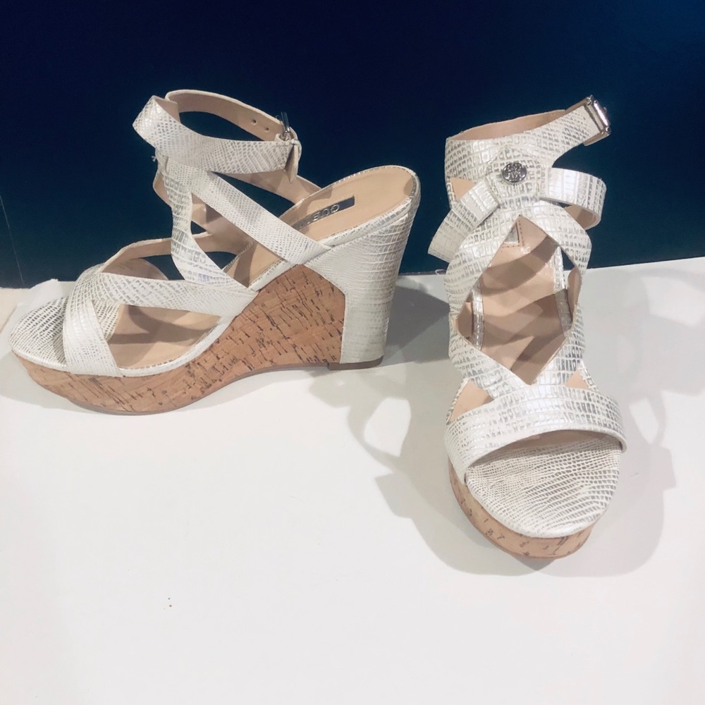 Guess Harlee platform cork sandals